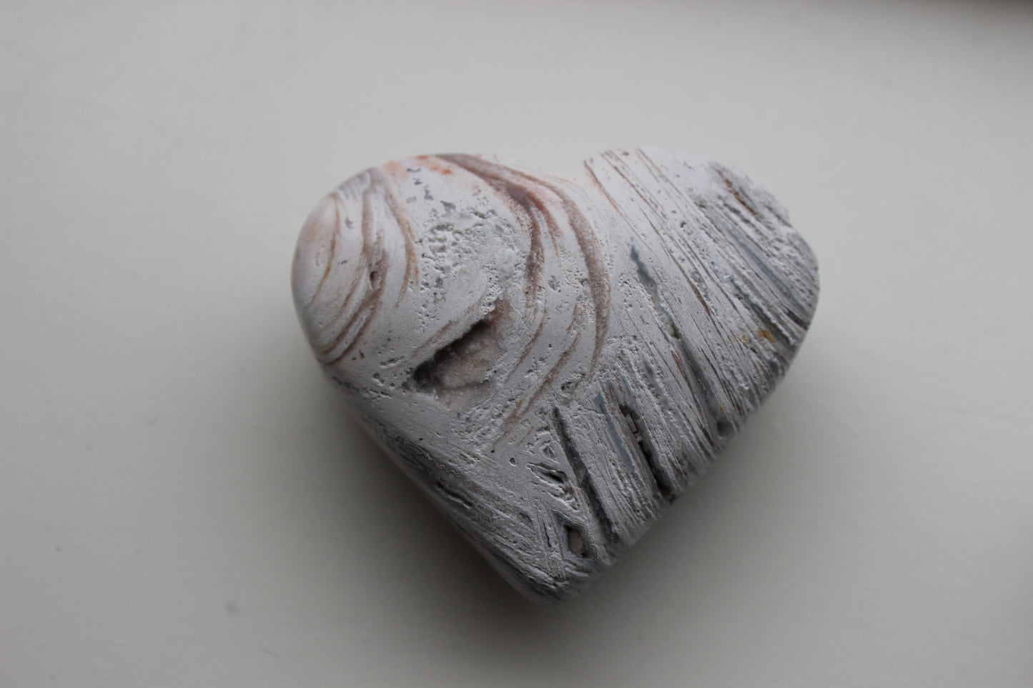 Druzy Mexican Agate Heart