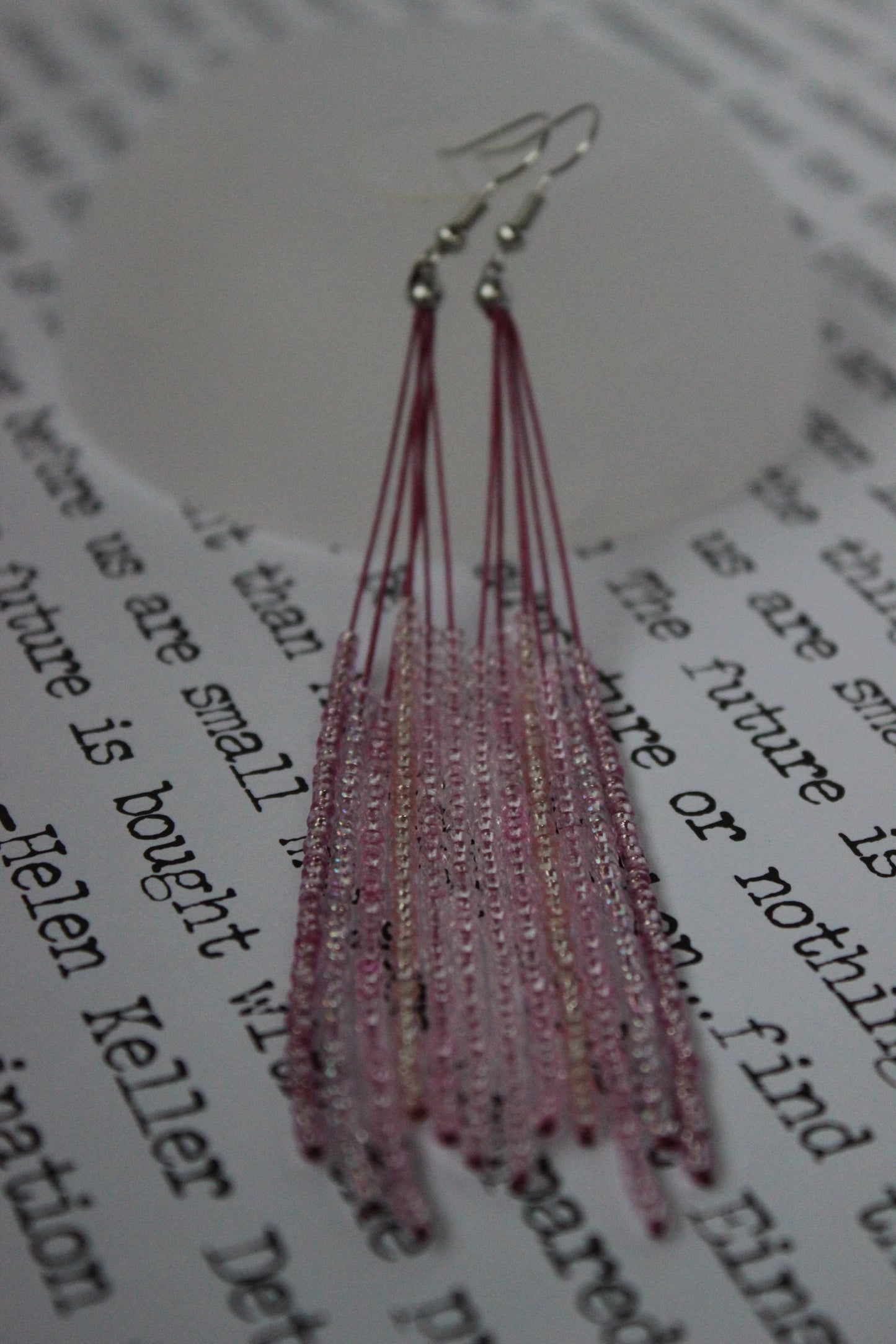 First Fall Beaded Earrings