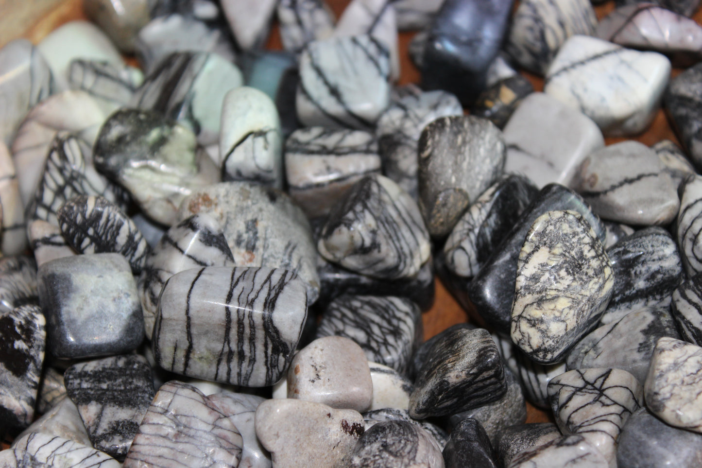 Spiderweb Jasper Tumbled