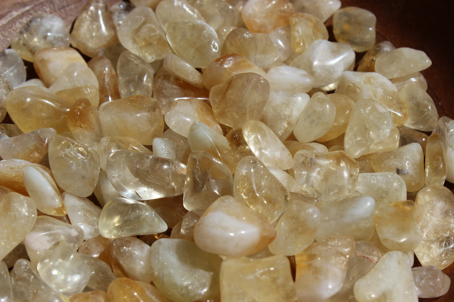 Citrine Tumbled Mini Stones