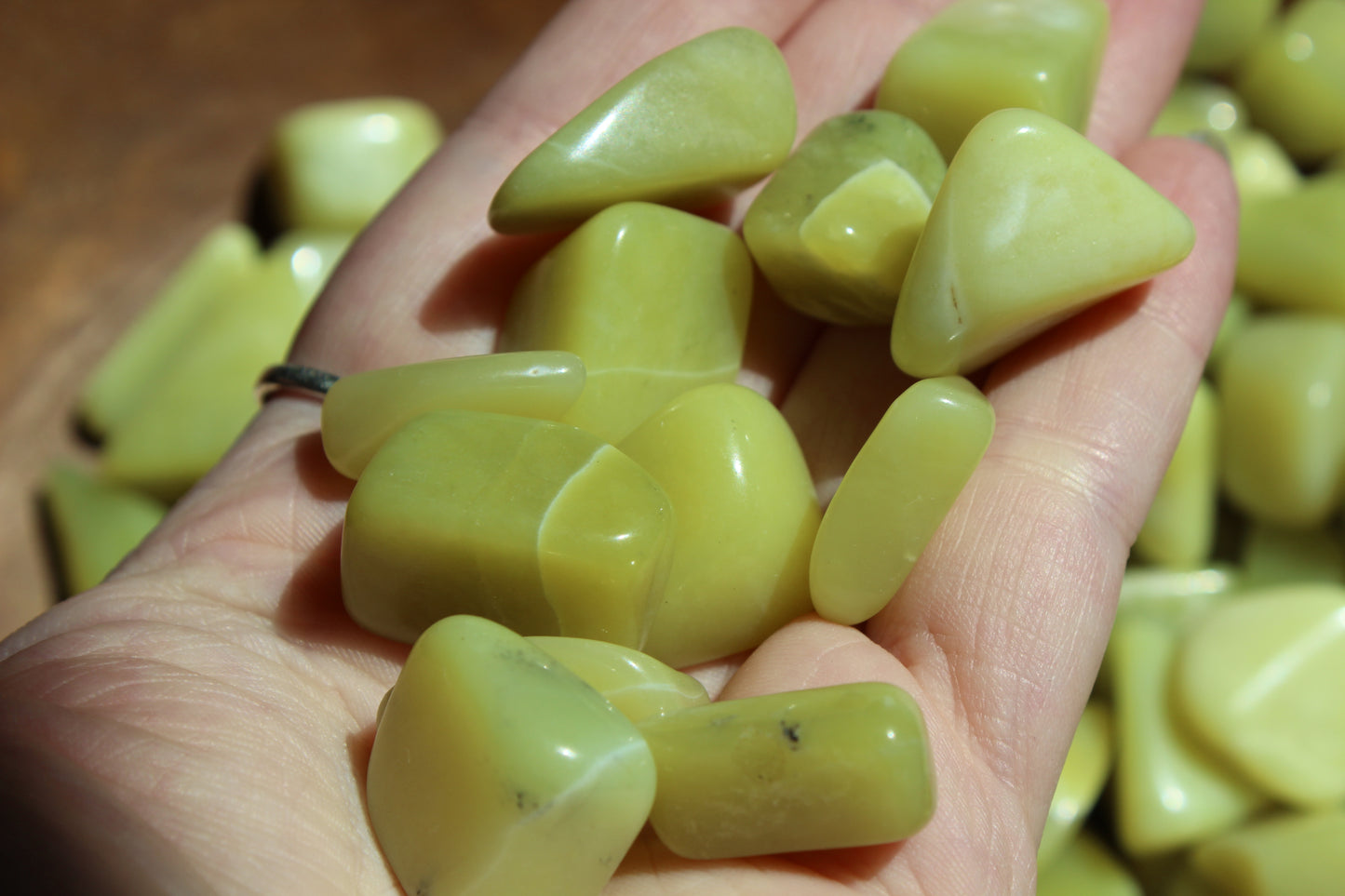 Nephrite Jade Tumbled Stones