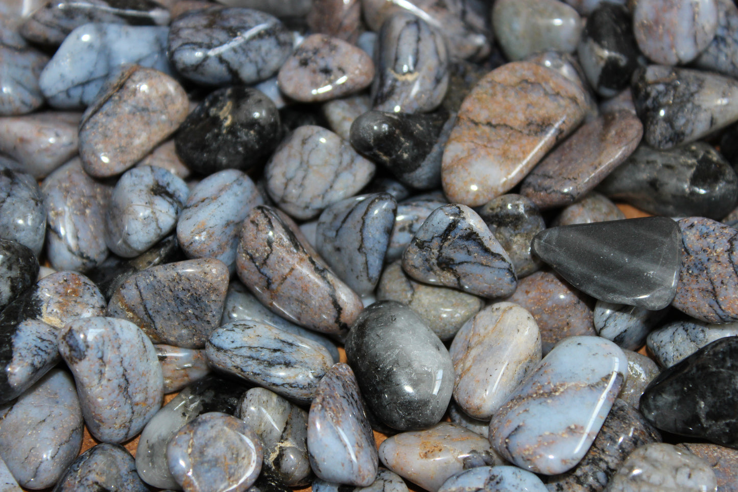 Blue Chert Tumbled Stones
