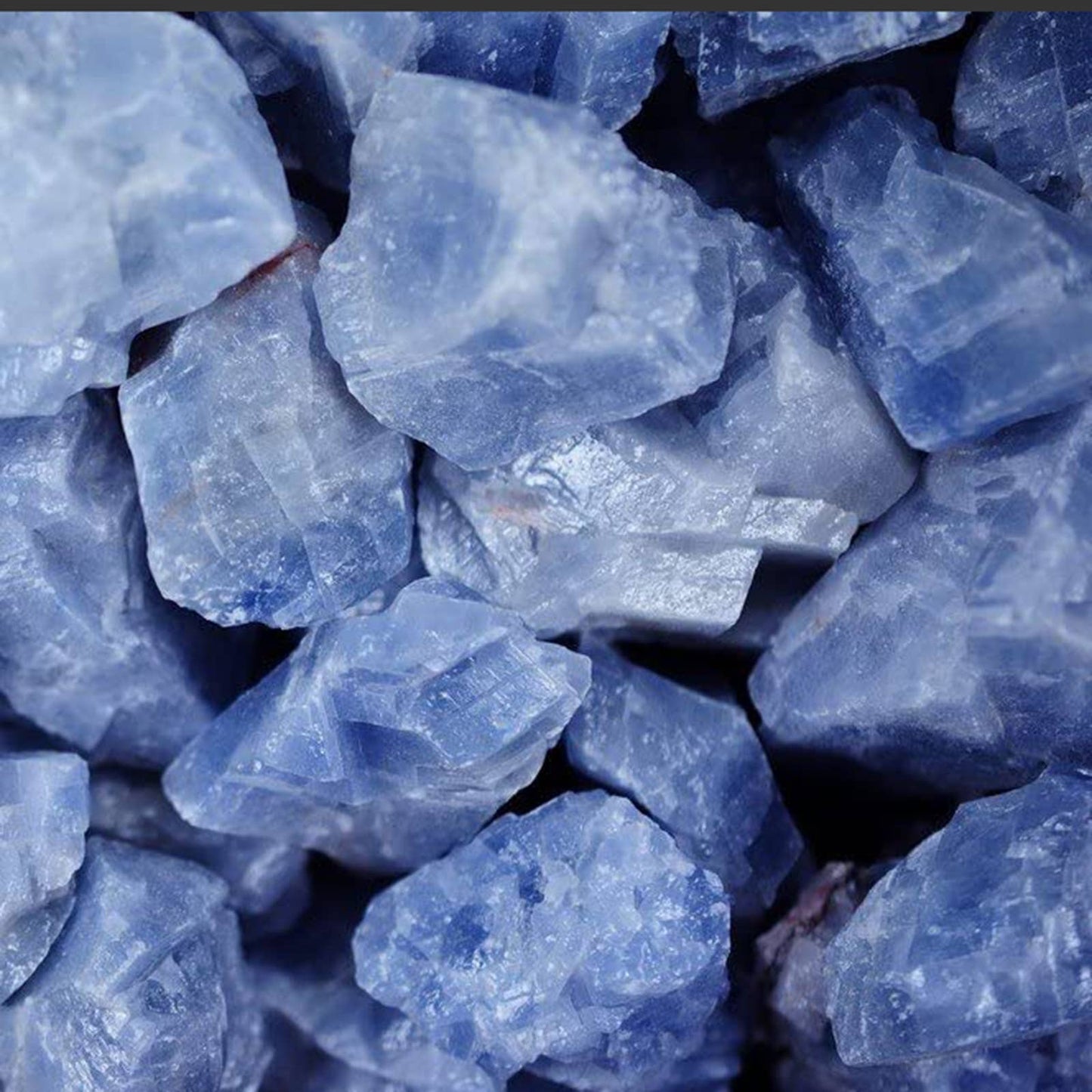 Blue Calcite - Rough Acid Washed