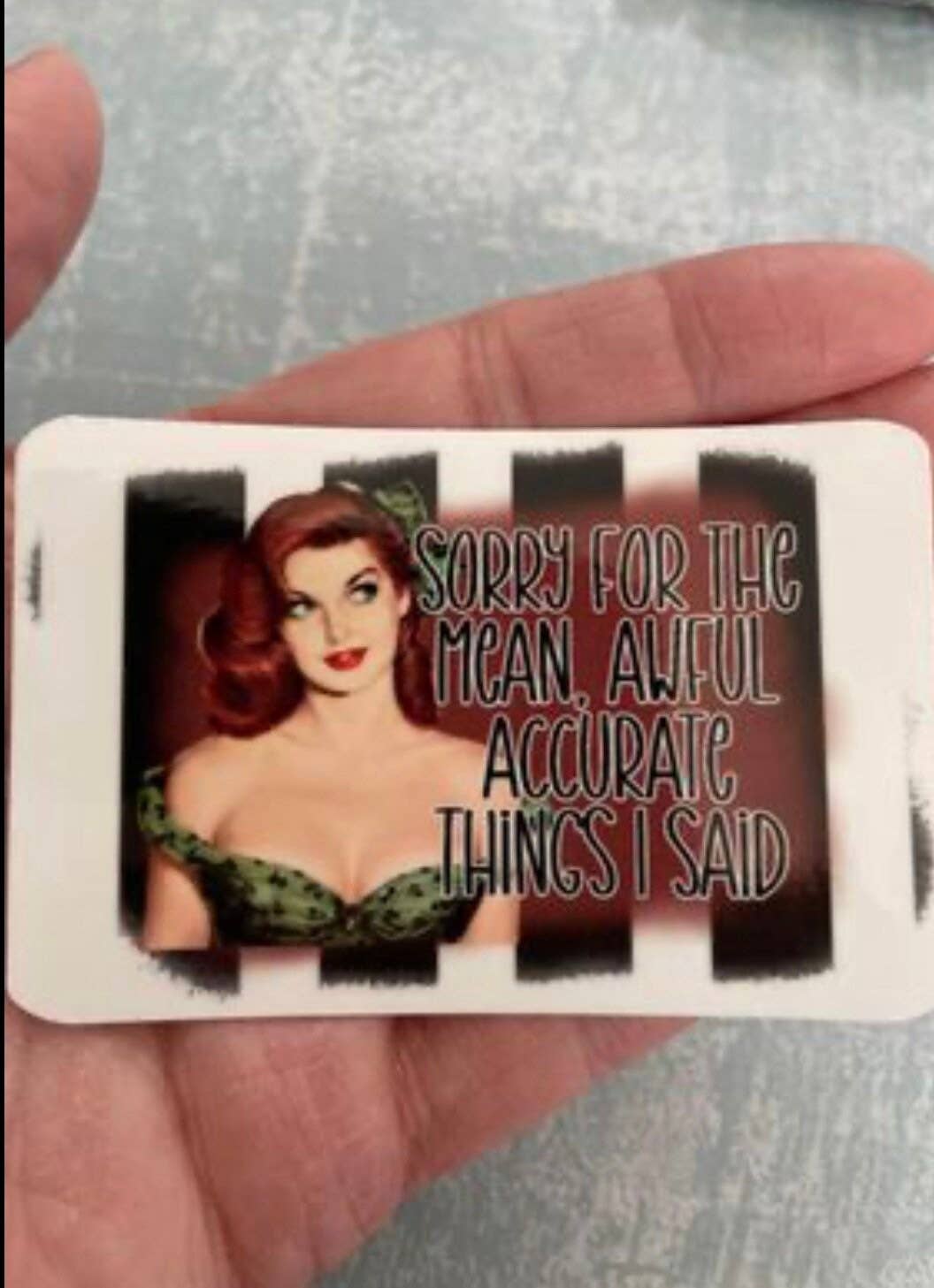Funny Sorry For Being Accurate Sticker