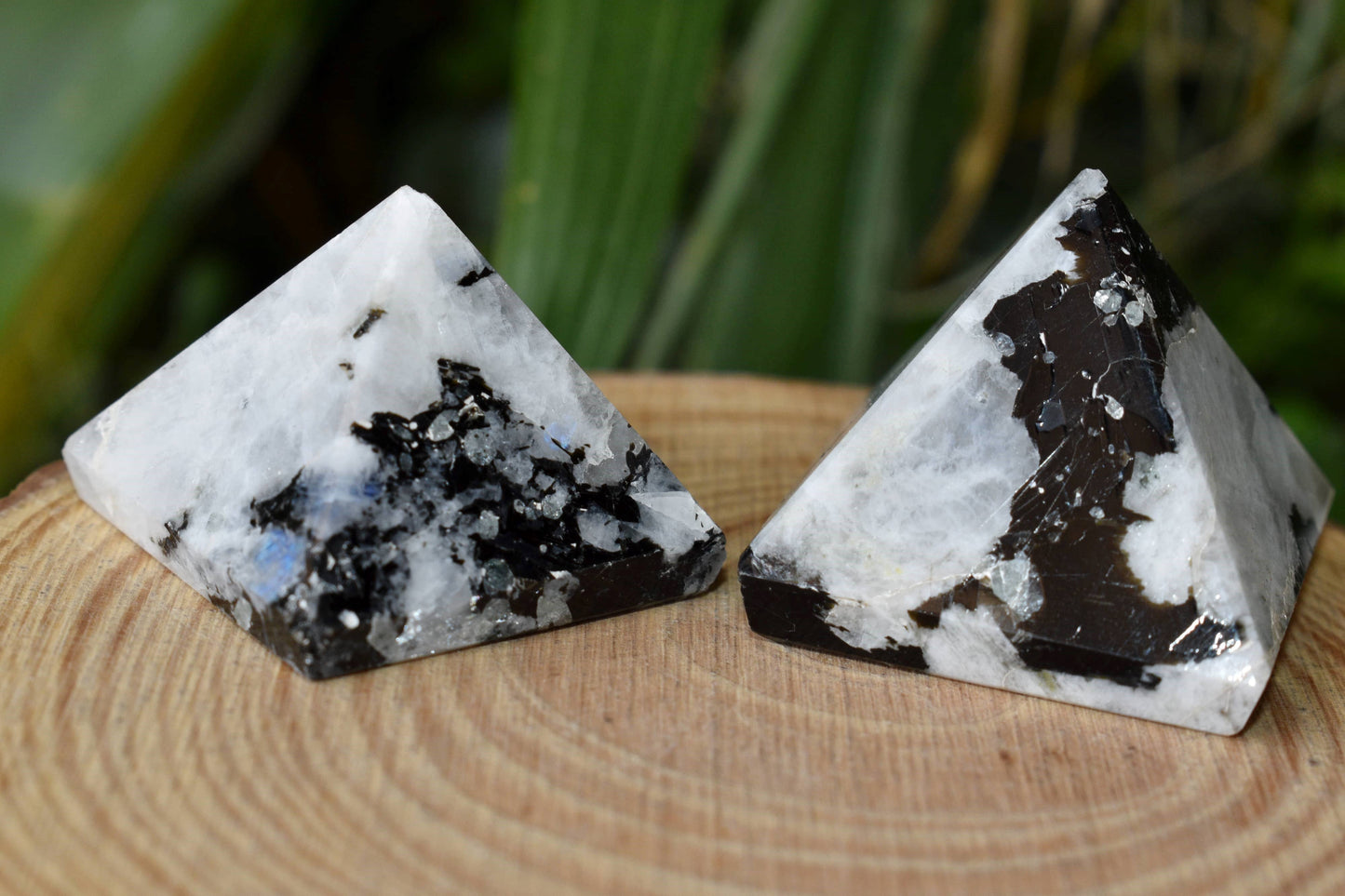Rainbow Moonstone Pyramid