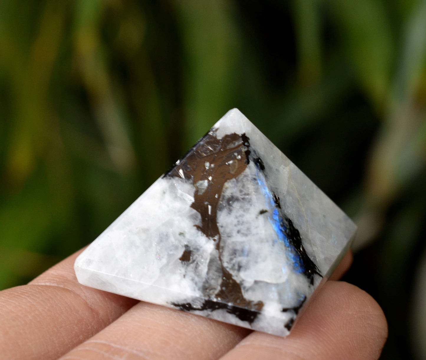 Rainbow Moonstone Pyramid