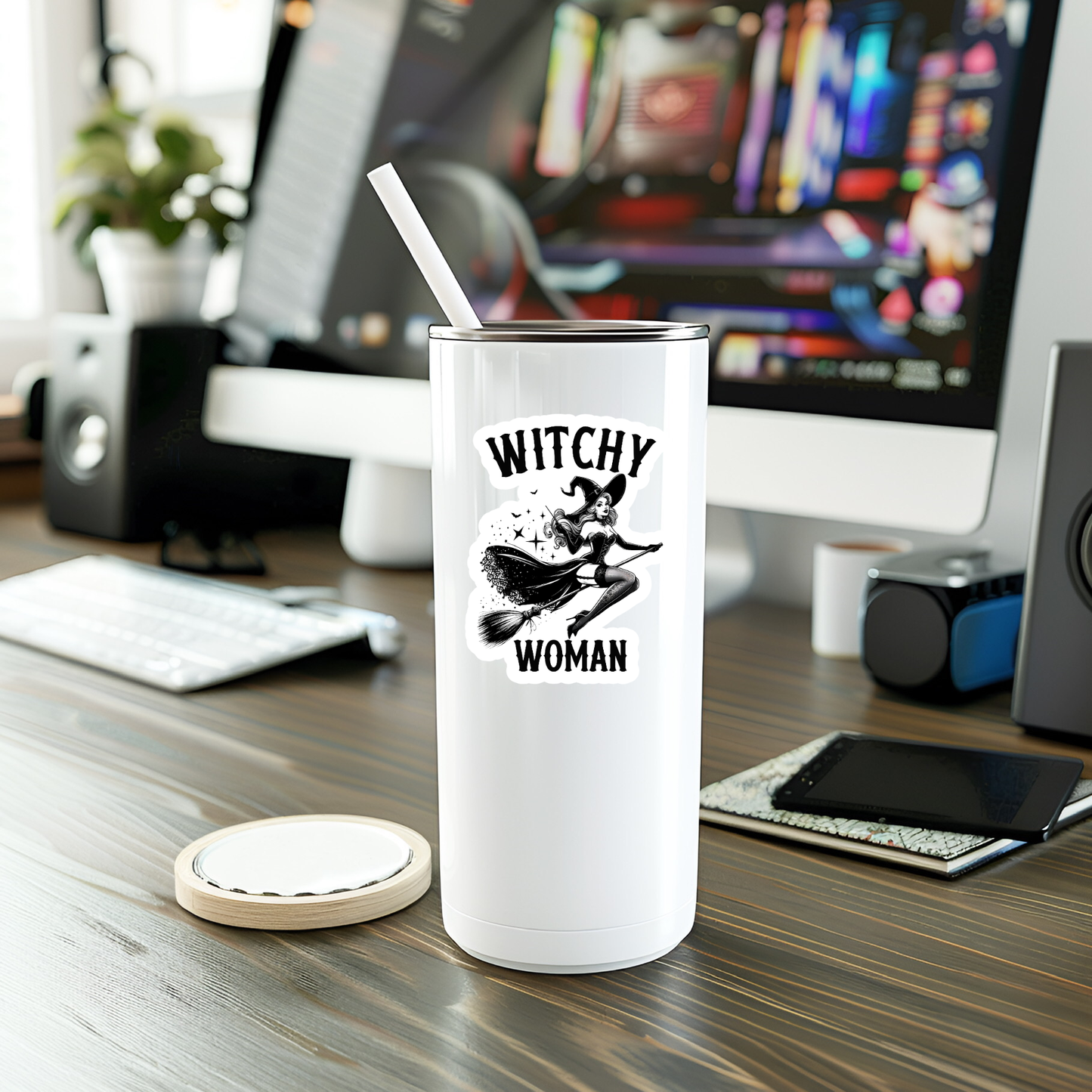 Witchy Woman Vinyl Sticker