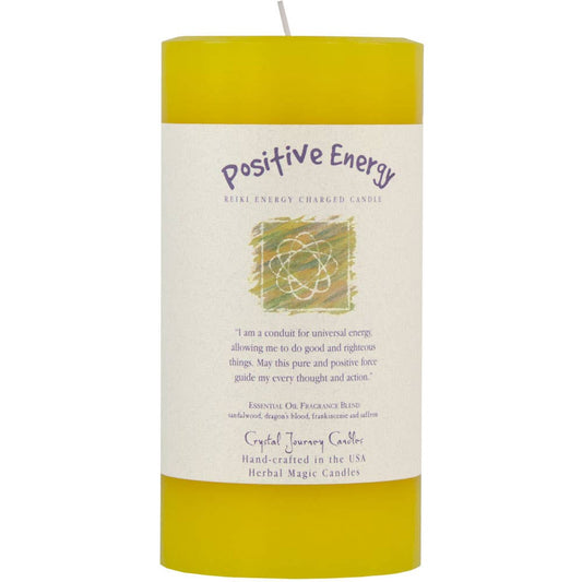 Positive Energy 3"X 6" Pillar Candle