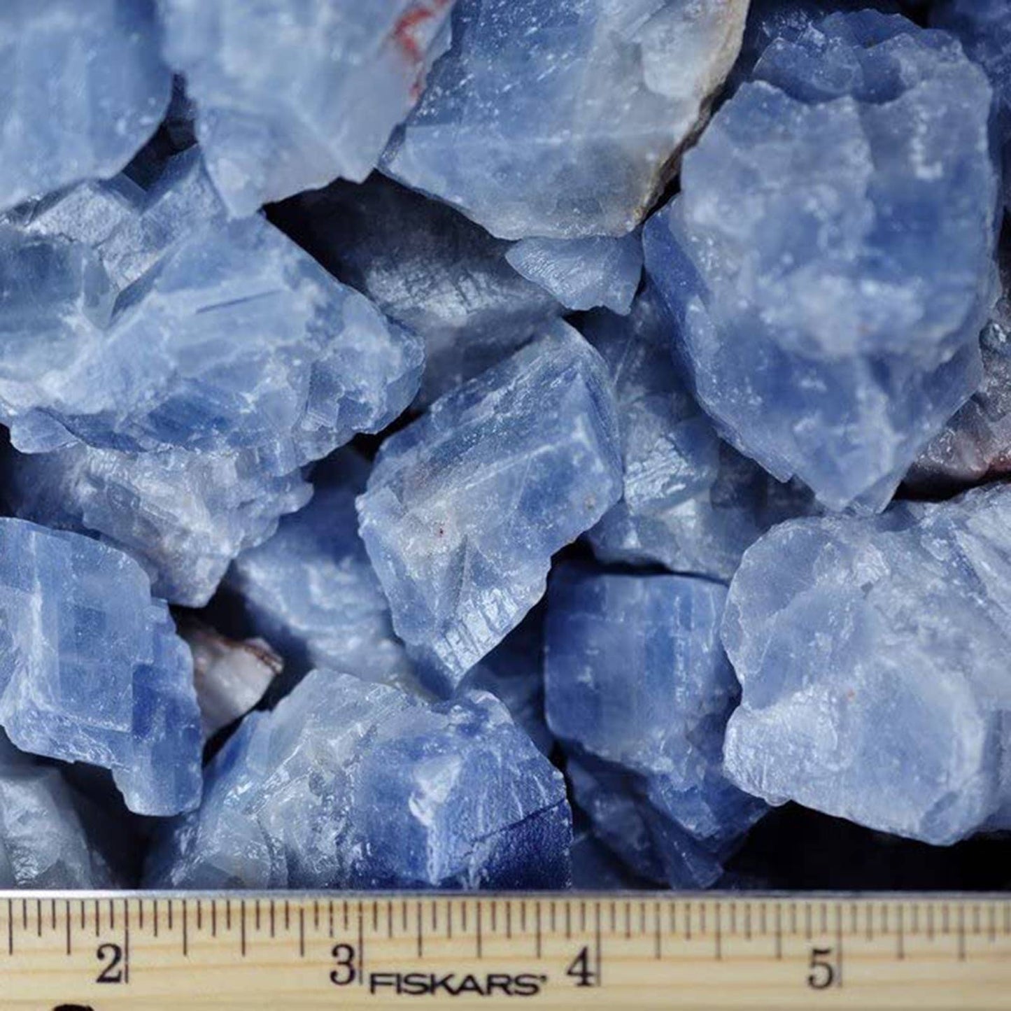 Blue Calcite - Rough Acid Washed