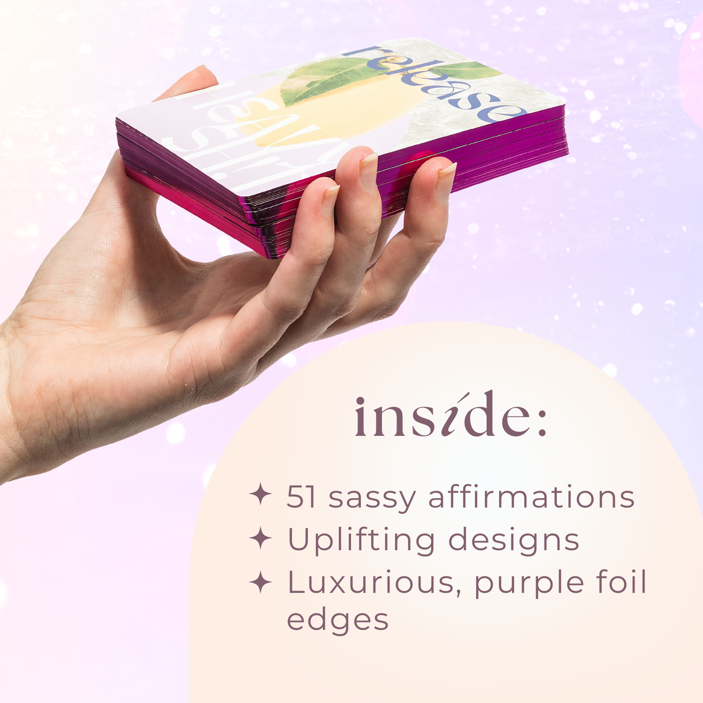 Real B*tch Affirmations with Attitude - 51 Card Deck