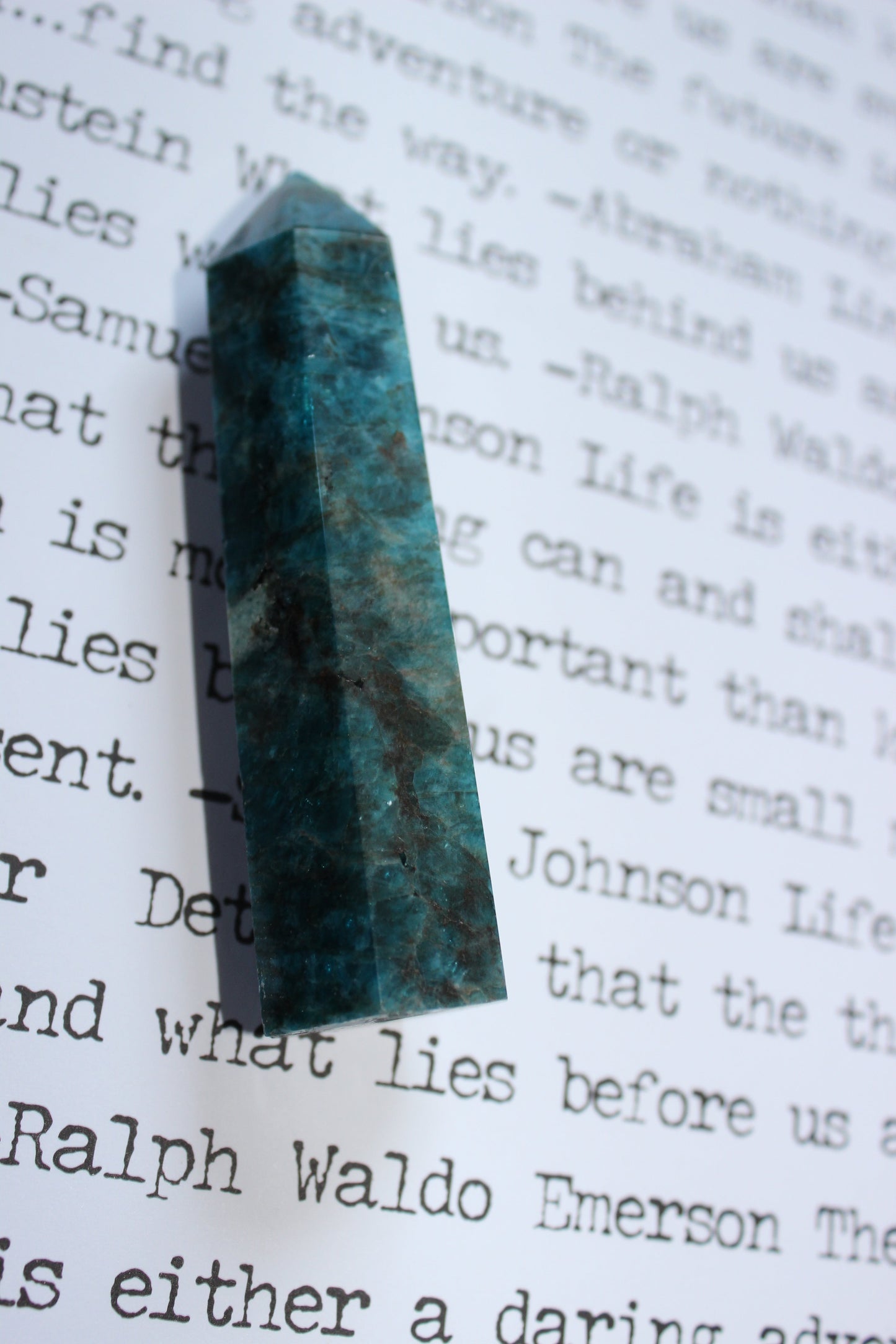Blue Apatite Tower
