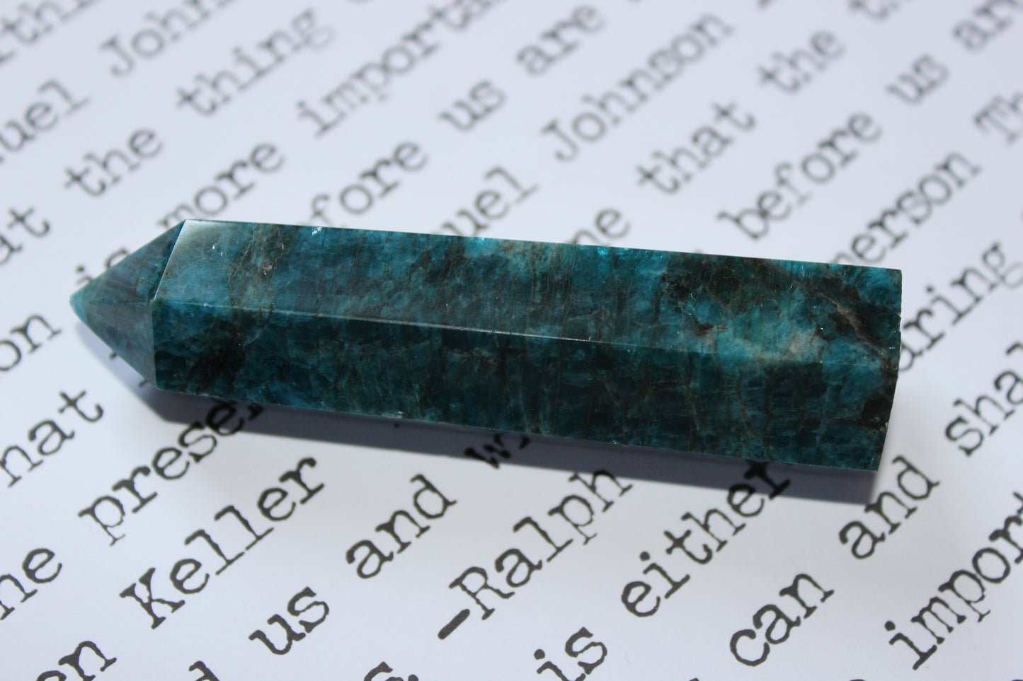 Blue Apatite Tower