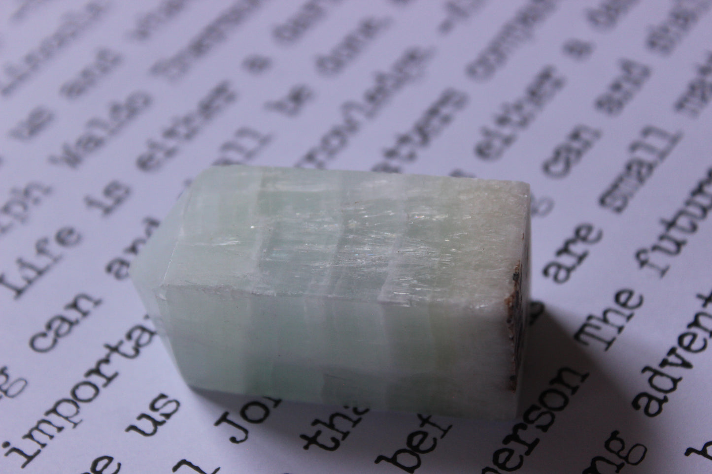 Pistachio Calcite Tower