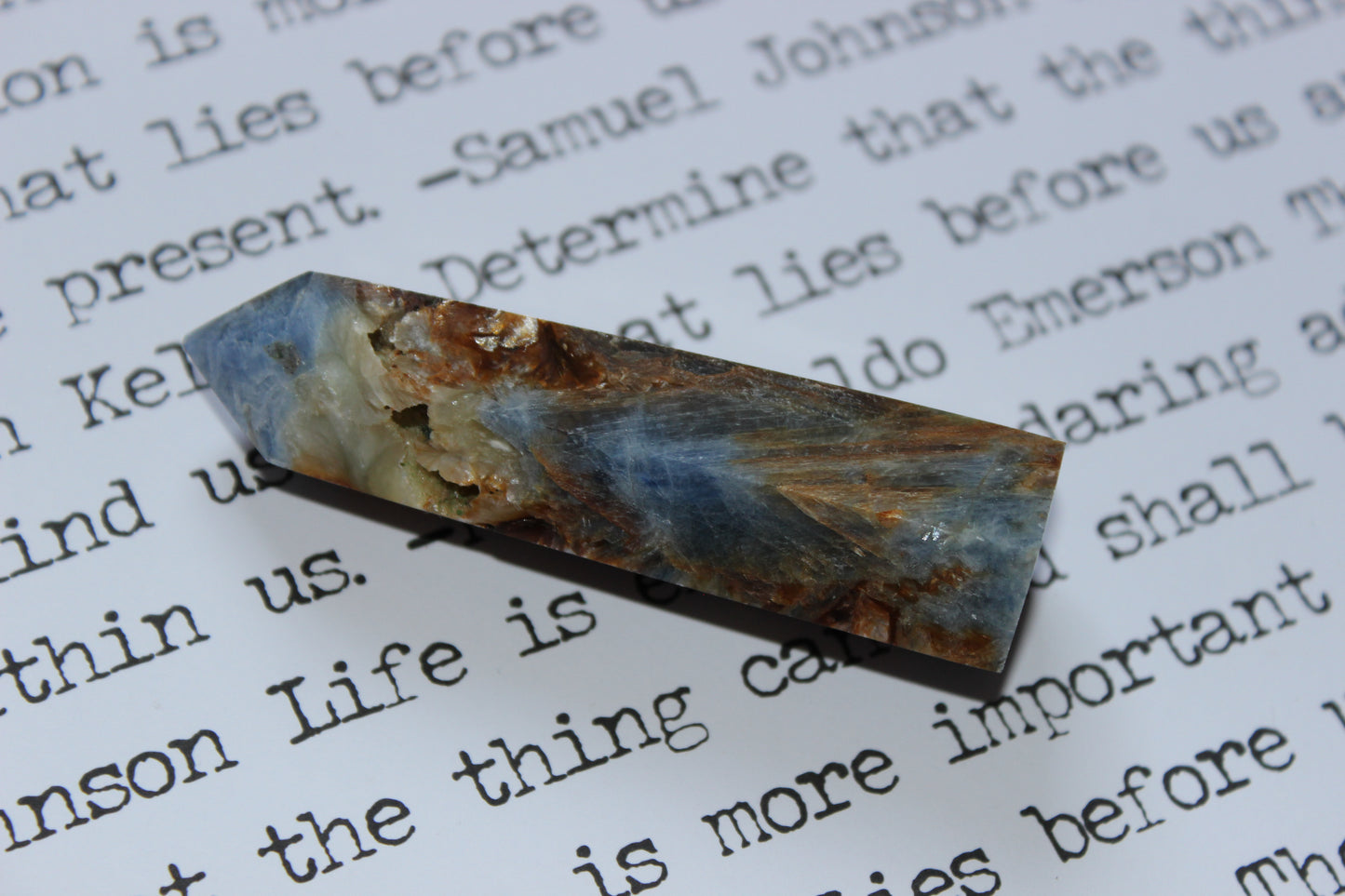 Blue Kyanite Tower