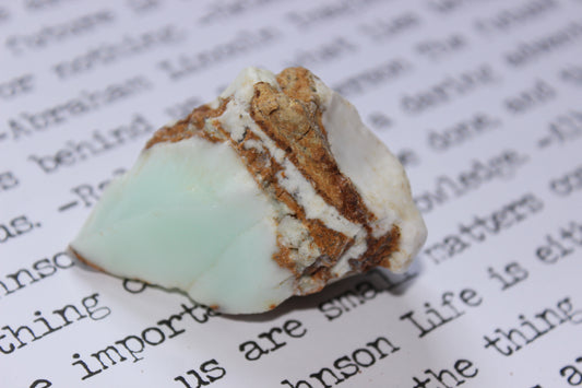 Rough White Lime Chrysoprase