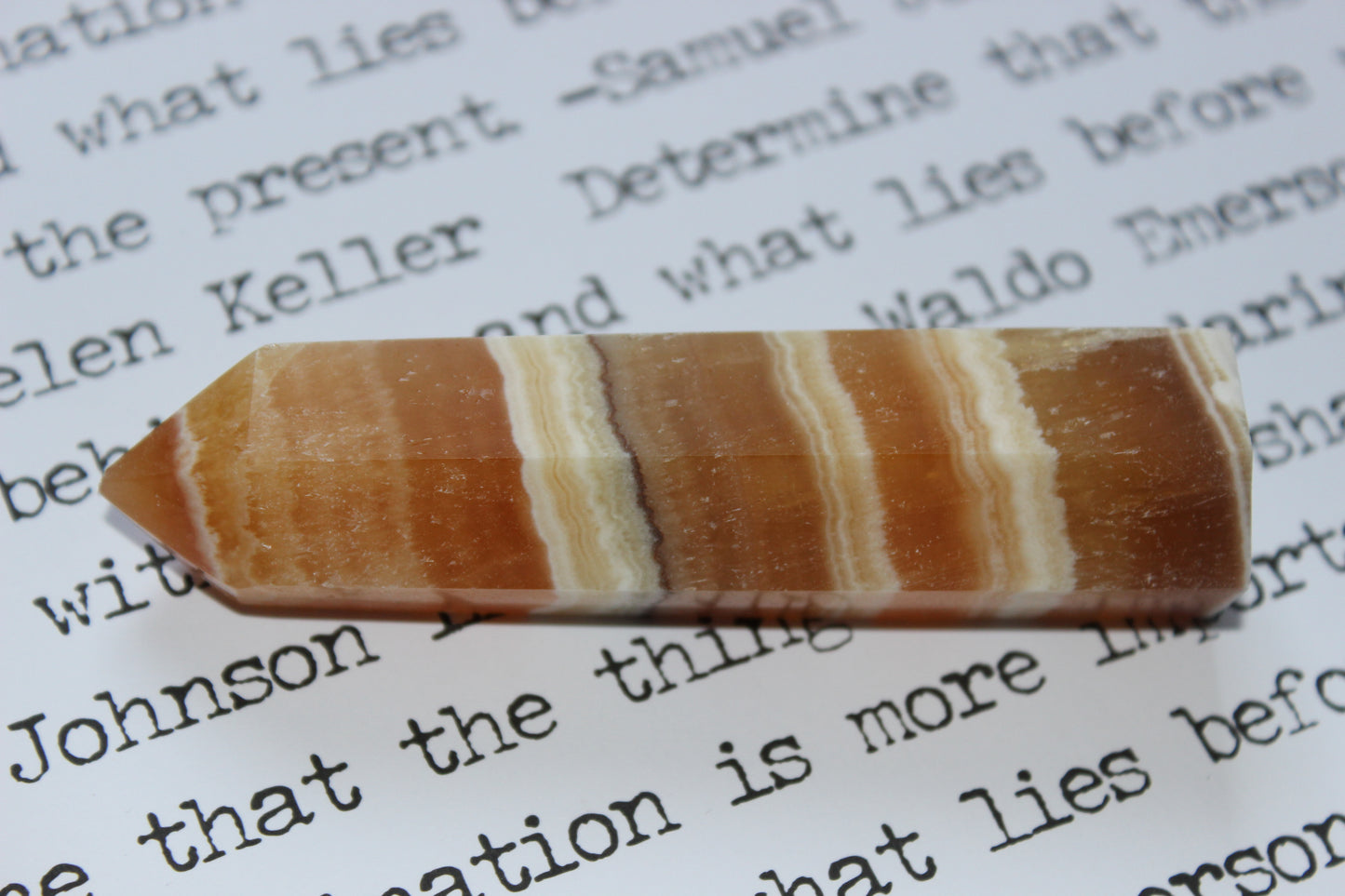 Banded Calcite Tower