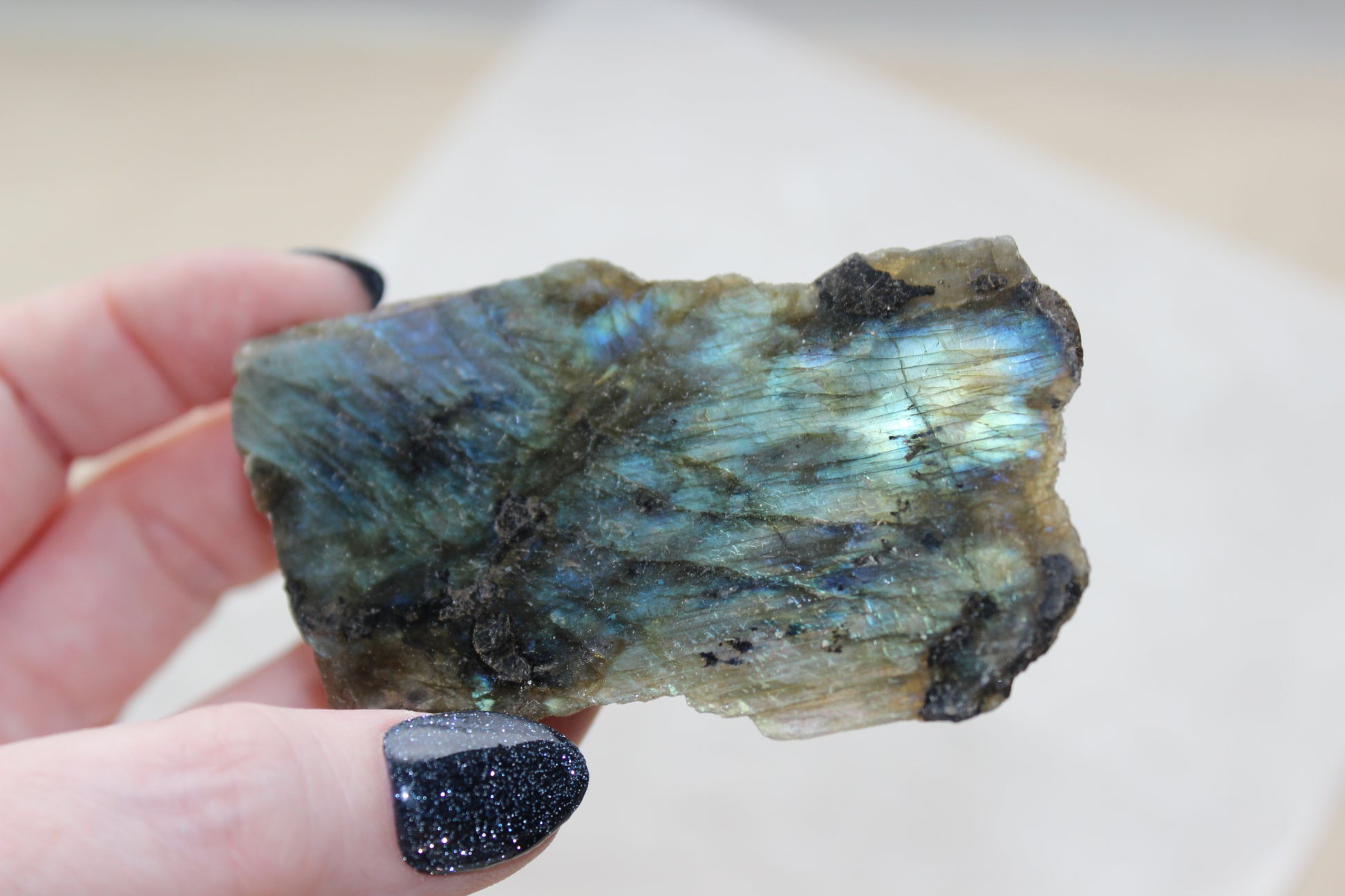 Labradorite Polished Slab specimen objects by Crystal Manuscript