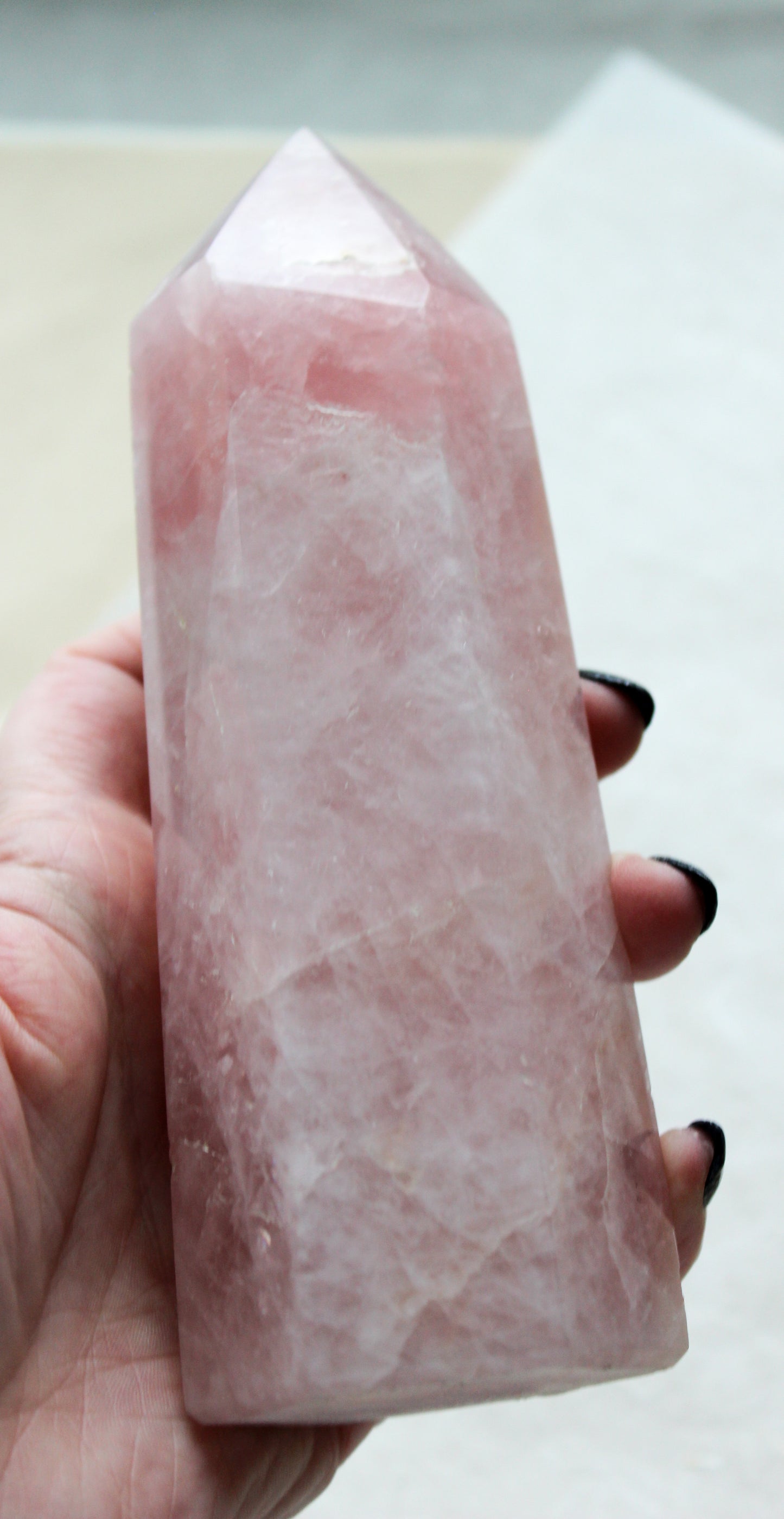 Rose Quartz Tower — Standing Form