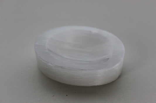 Selenite Worry Stone