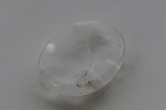 Clear Quartz Worry Stone