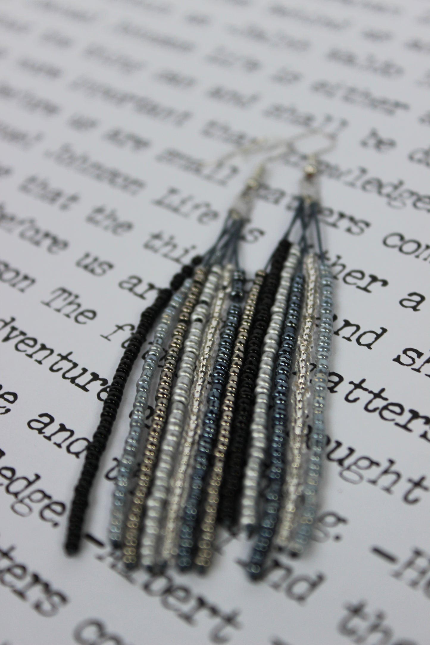 First Fall Beaded Earrings