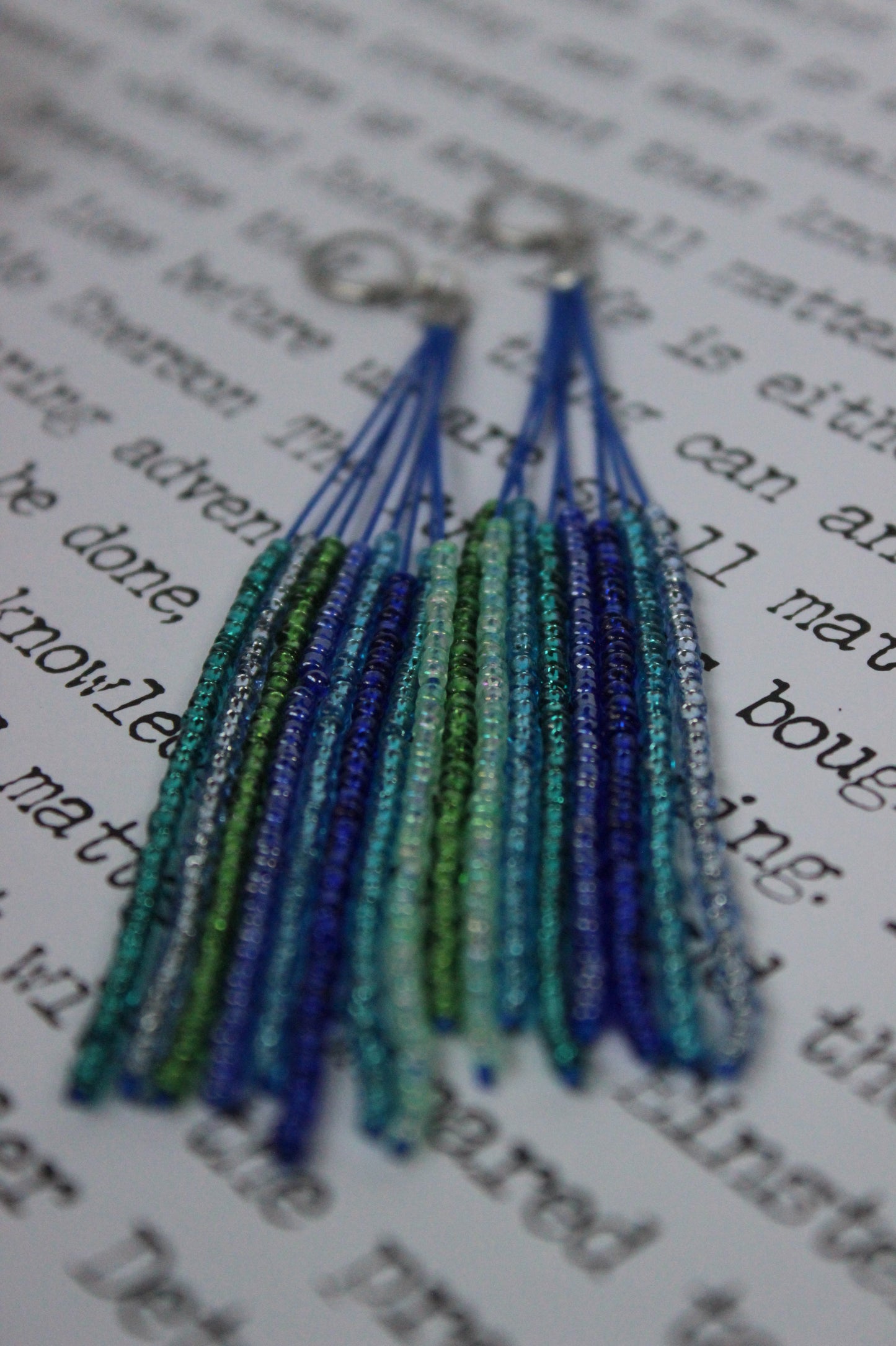 First Fall Beaded Earrings