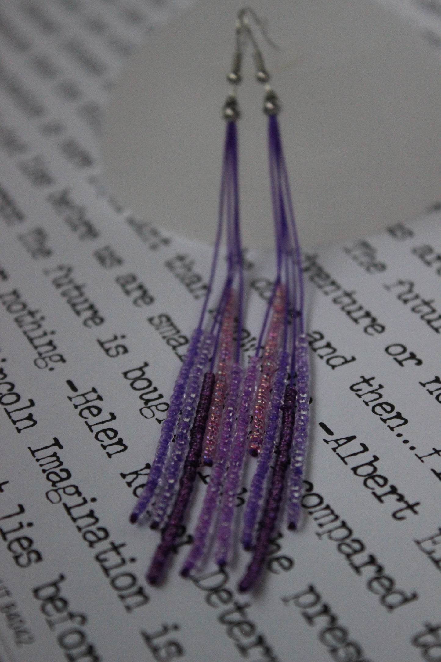 First Fall Beaded Earrings