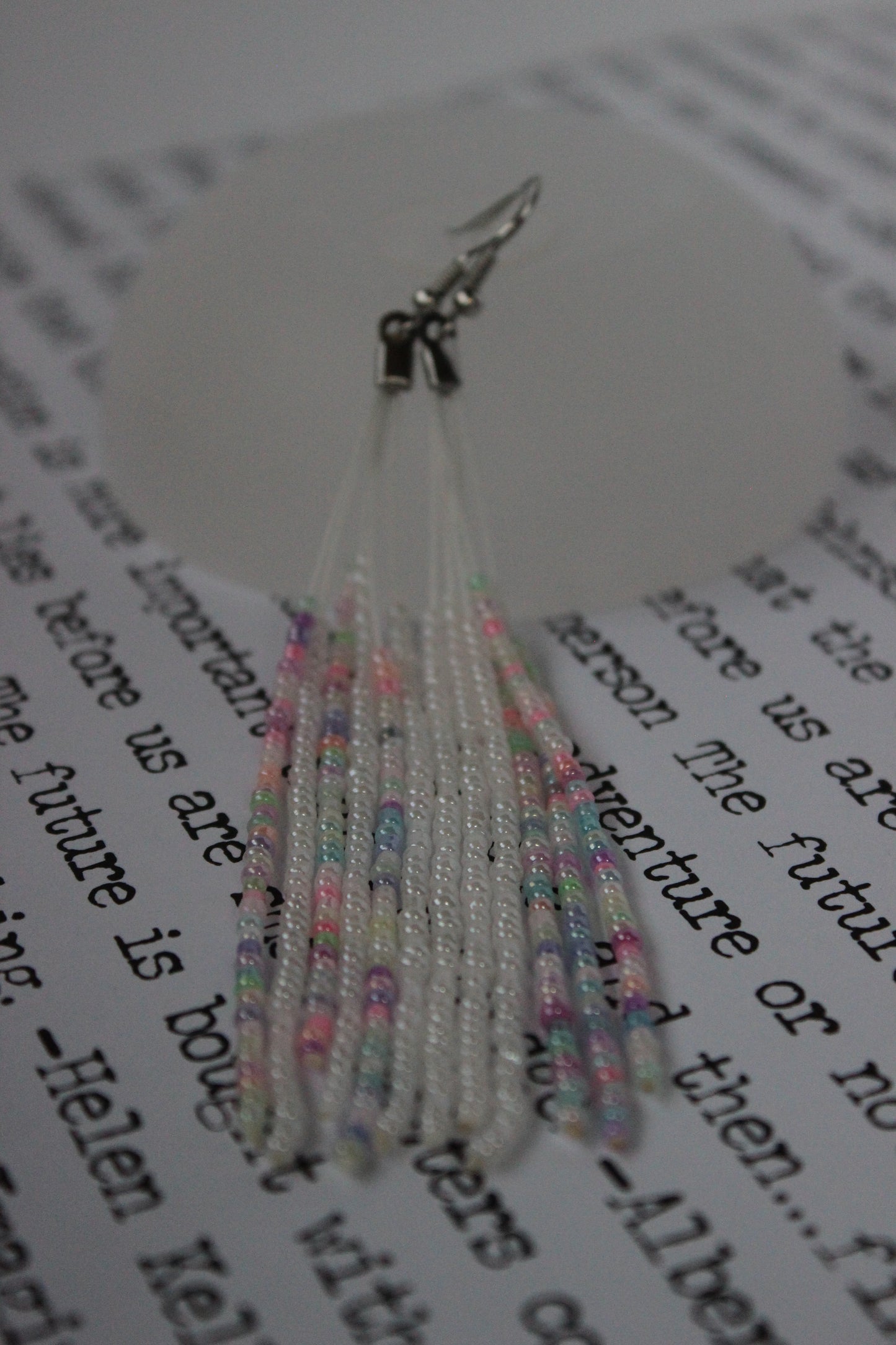 First Fall Beaded Earrings