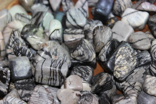 Spiderweb Jasper Tumbled