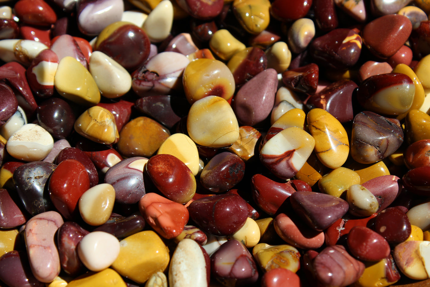 Mookaite Jasper Tumbled Mini Stones