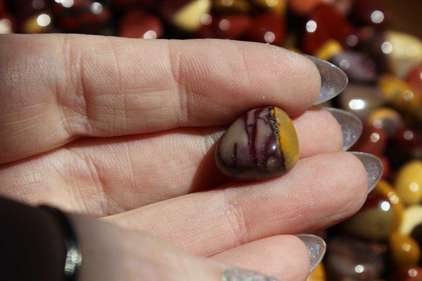 Mookaite Jasper Tumbled Mini Stones