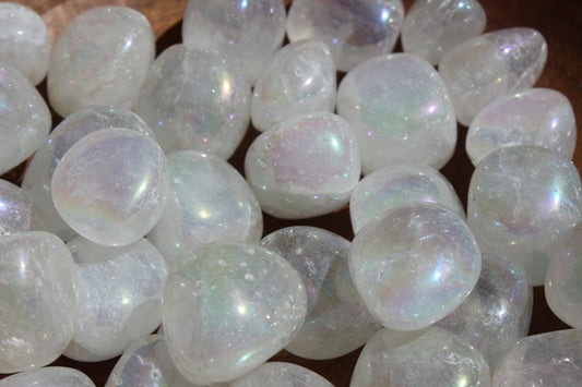 Angel Aura Quartz Tumbled