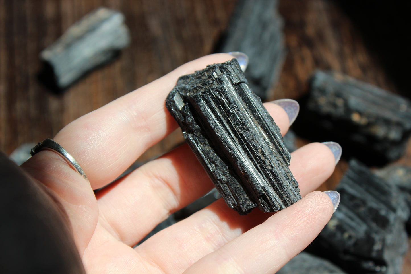 Black Tourmaline Rough