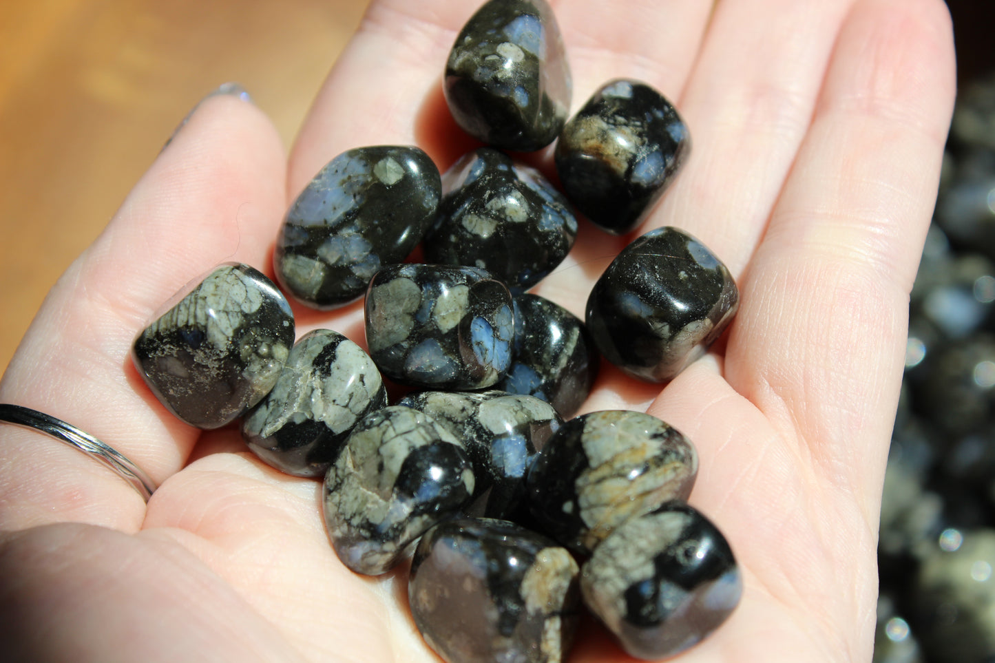 Glaucophane Tumbled Stones