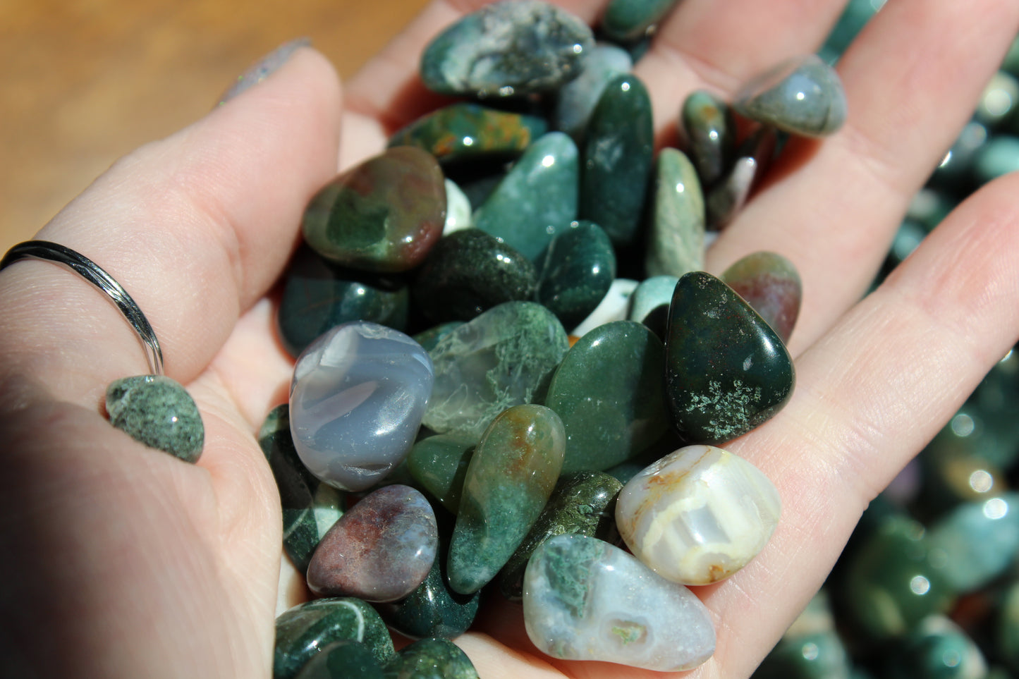Ocean Jasper Tumbled Stones