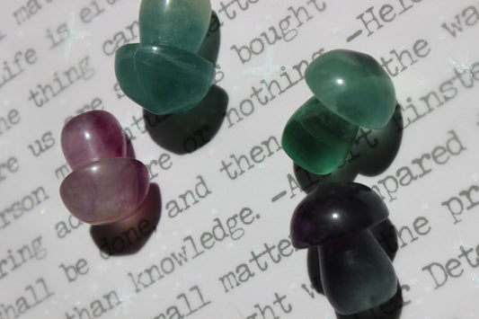 Fluorite Mushroom