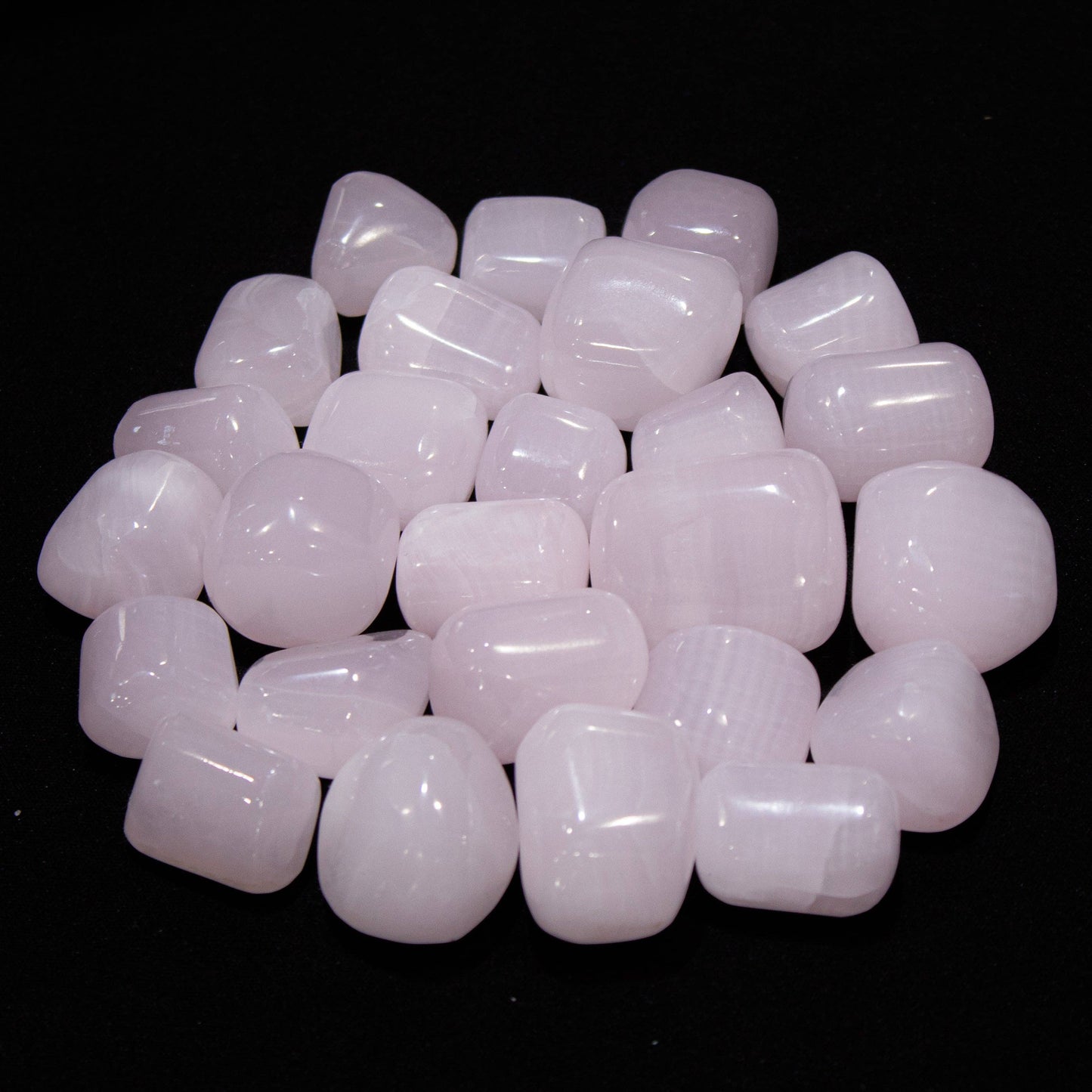 Pink Calcite Tumbled Stones