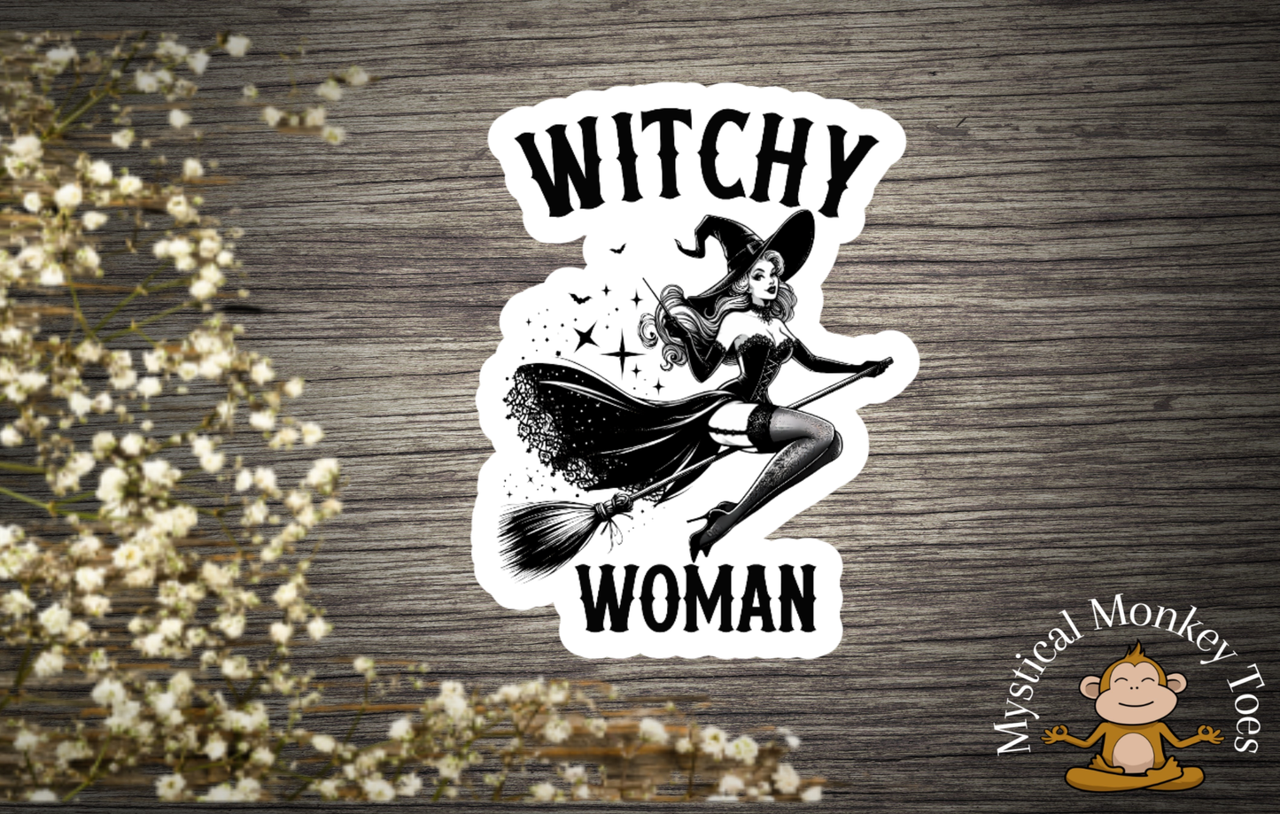 Witchy Woman Vinyl Sticker