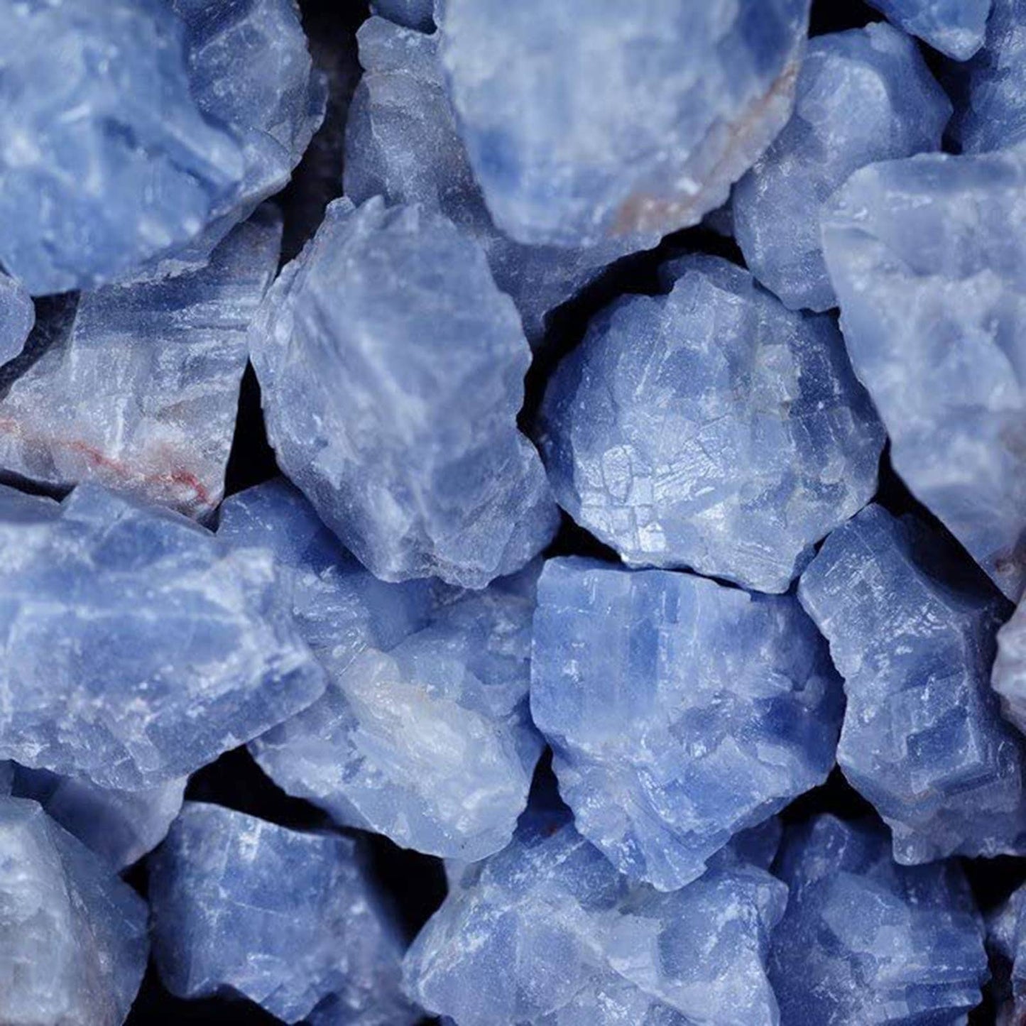 Blue Calcite - Rough Acid Washed