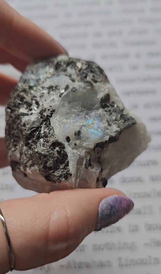 Rainbow Moonstone Rough